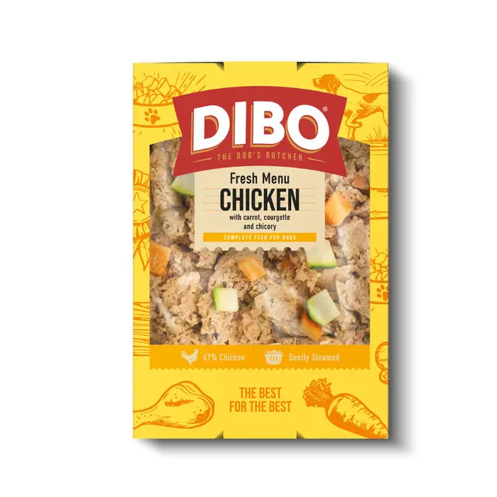 DIBO Fresh Menu Chicken with carrot, courgette and chicory - 400g Dibo