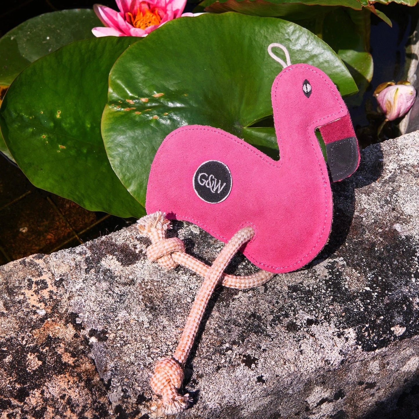 Green & Wild's Floyd the Flamingo Dog Toy Green & Wild's