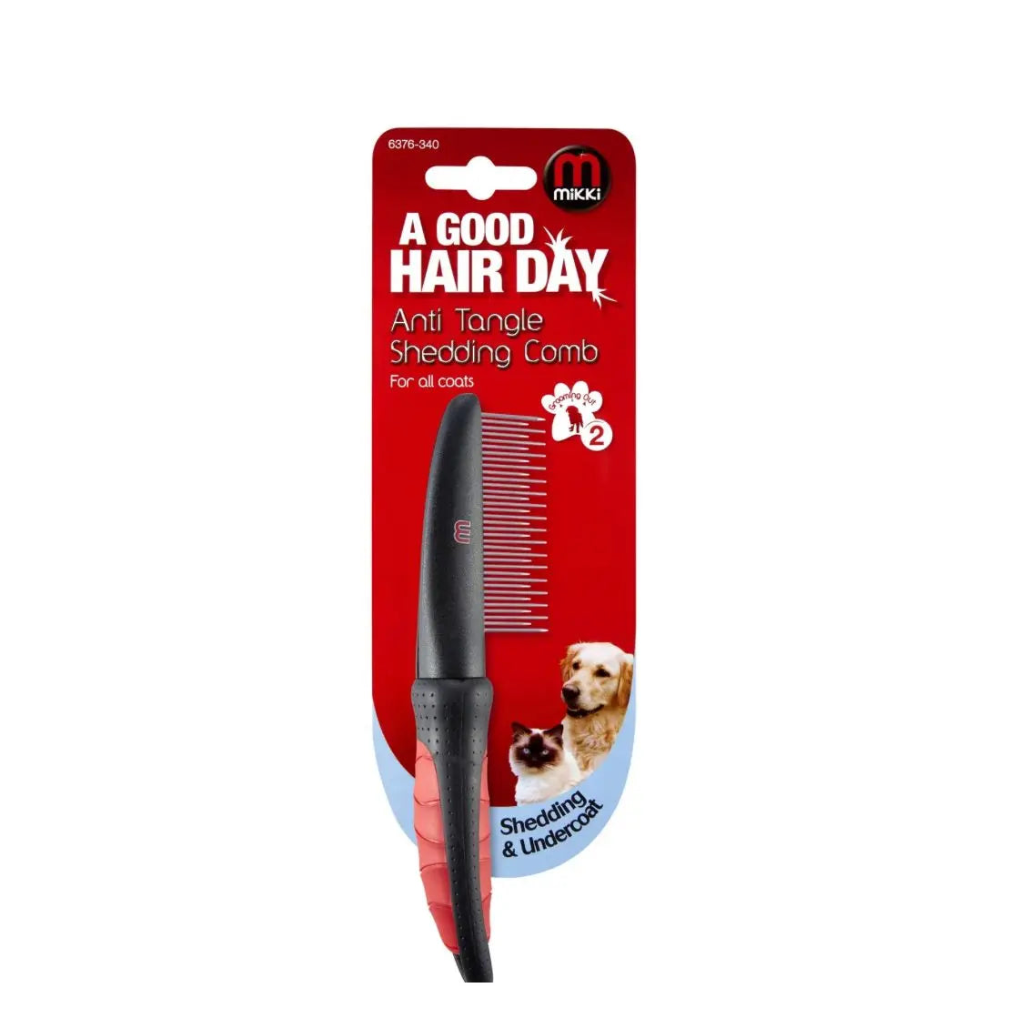 Mikki Anti Tangle Shedding Comb Pedigree