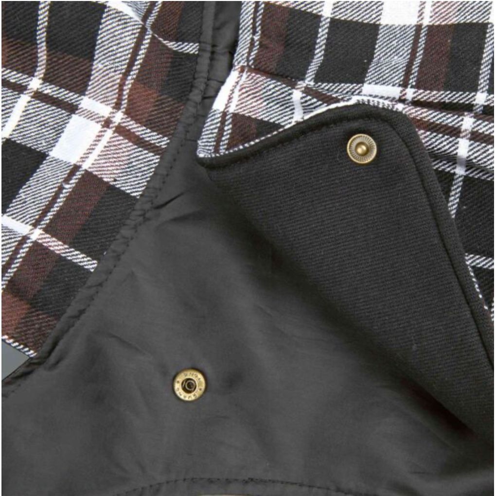 Trixie Paris Dog Coat Black Plait 33cm