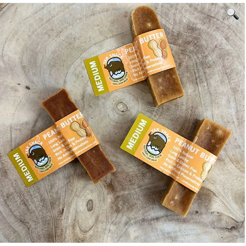 Nova Peanut Butter Yak Dog Chew Medium Origin Pets Longton