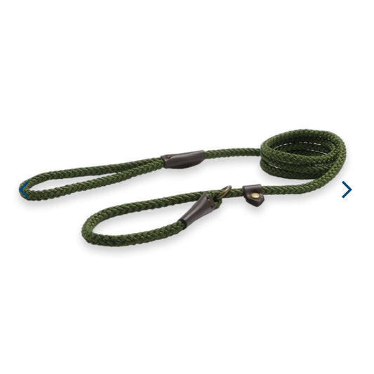 Heritage Rope Slip Lead Green 1.5mx8mm