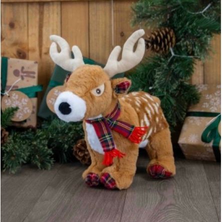 Ancol Stanley Stag Christmas Dog Toy