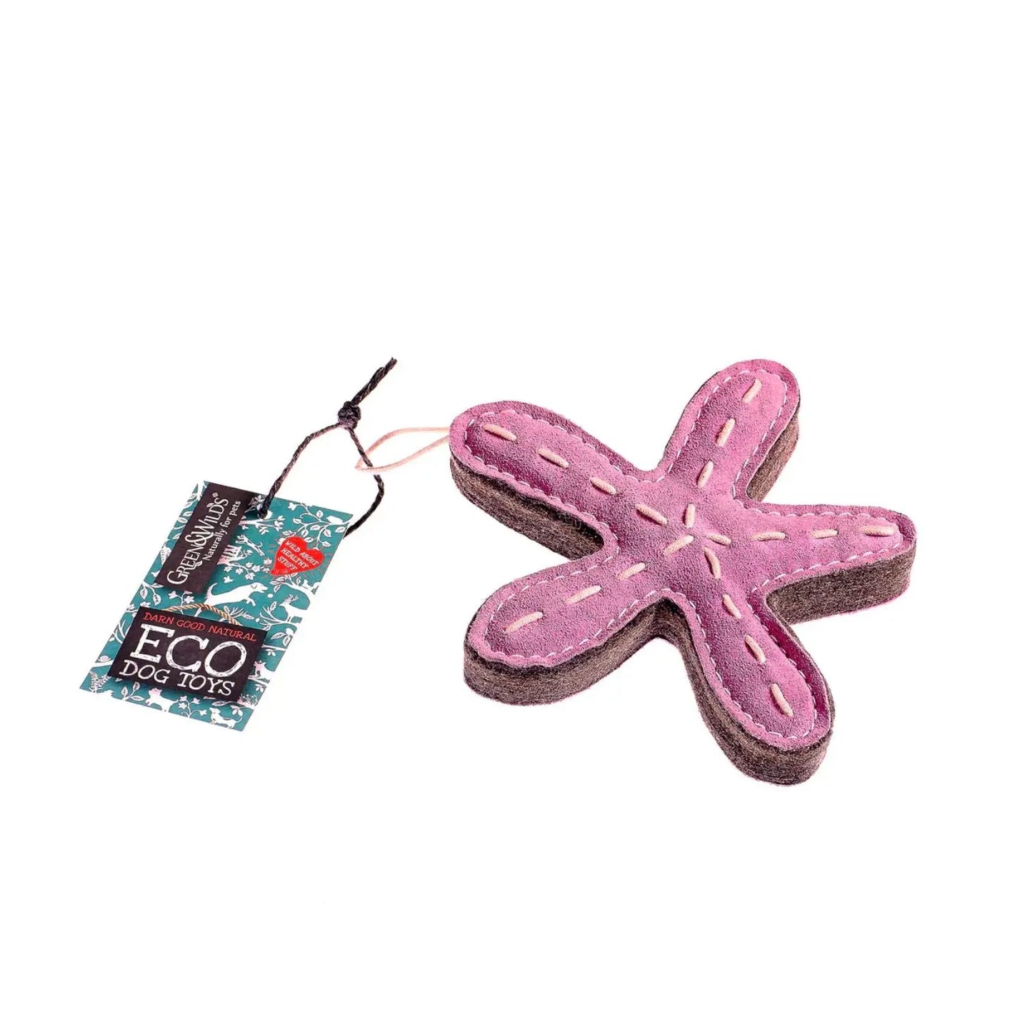 Green & Wilds Stanley The Starfish Eco Dog Toy Green & Wild's