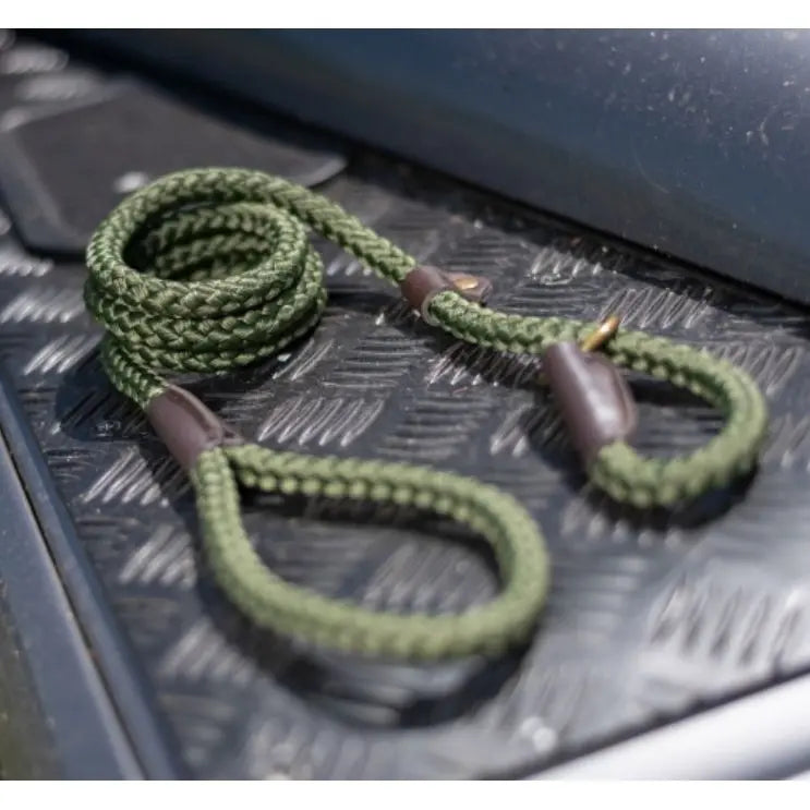 Heritage Rope Slip Lead Green 1.2mx10mm Ancol