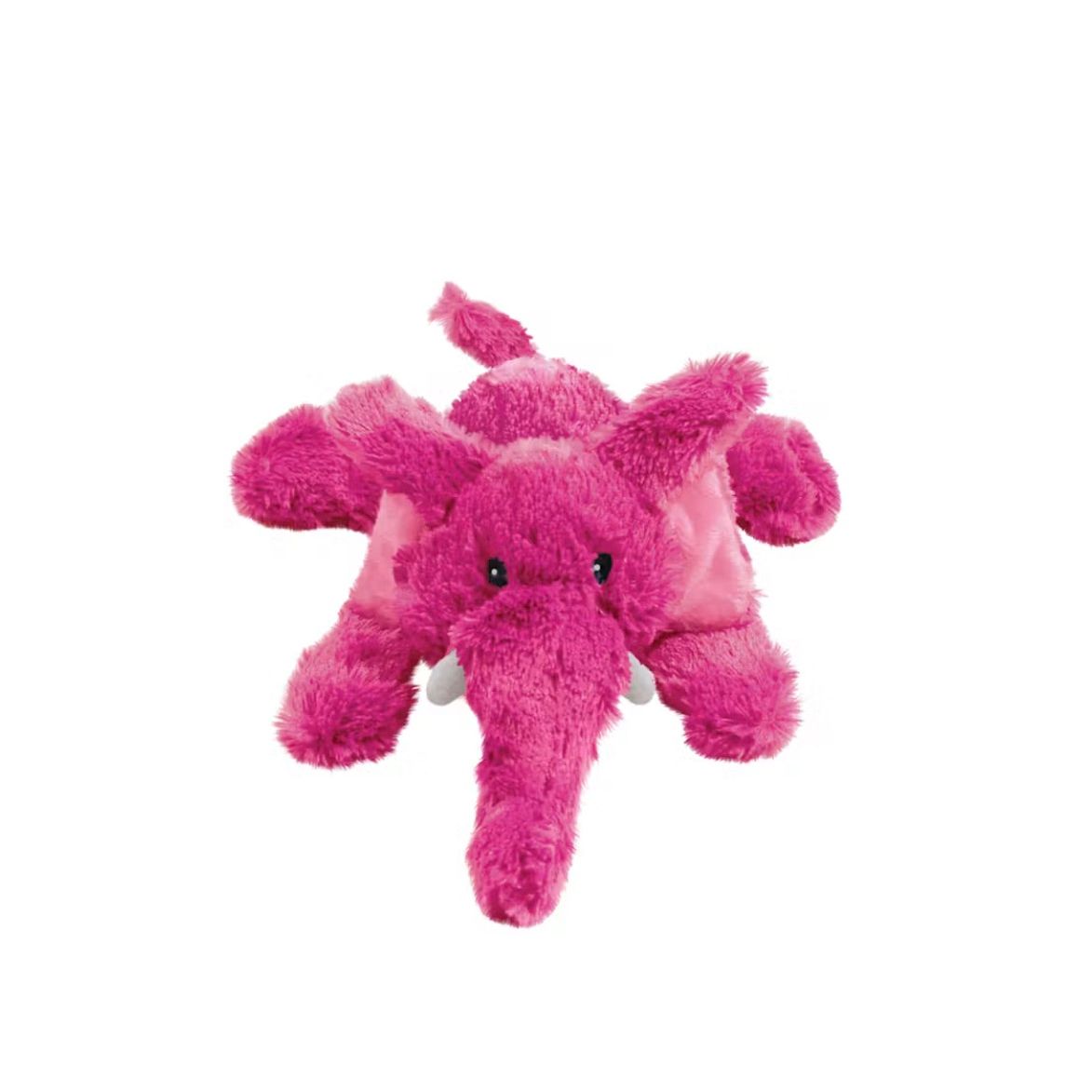Kong Cozie Brights Dog Toy Elephant Pink Medium