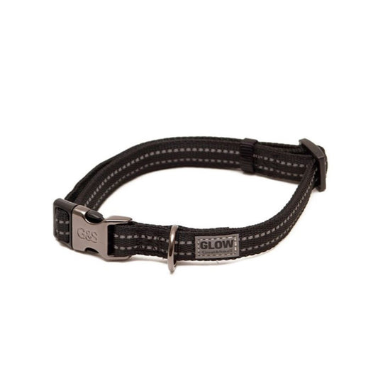 Great & Small Reflective Dog Collar Black 45-65cm