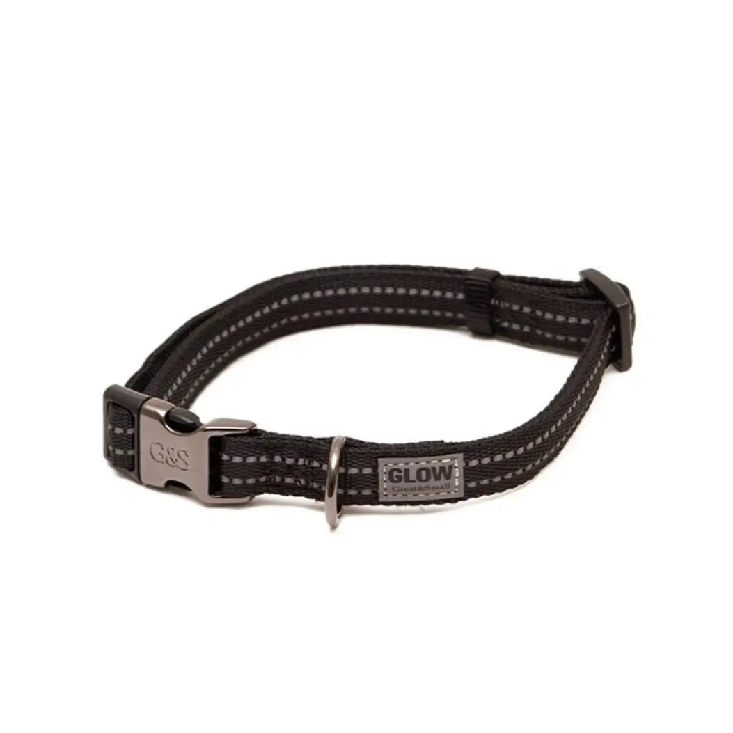 Great & Small Reflective Dog Collar Black 45-65cm Great & Small