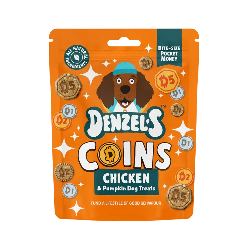 Denzels Dog Treats Chicken And Pumpkin Coins For Dogs Denzel's