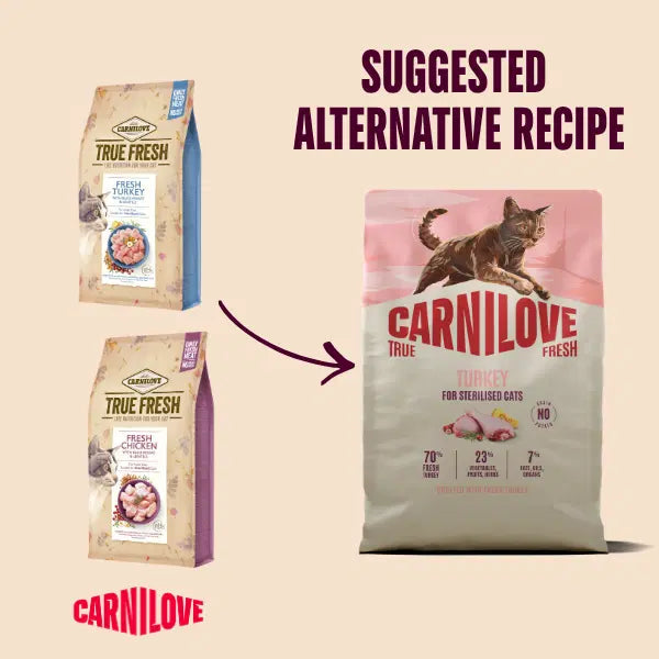 Carnilove NEW True Fresh Turkey Cat Food 400g Carnilove