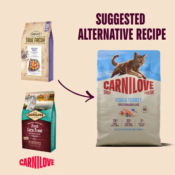 Carnilove NEW Fish And Turkey Cat Food 400g Carnilove