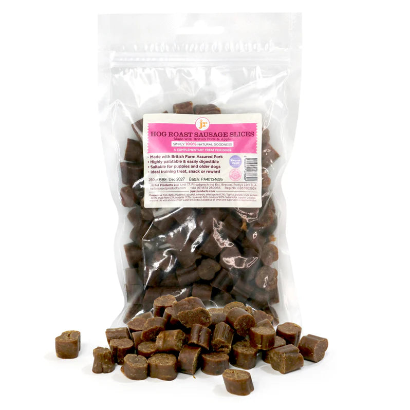 Jr Pets Hog Roast Sausage Slice Dog Treats 250g JR Pets