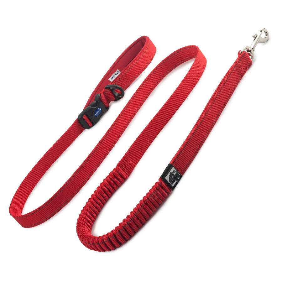 Extreme Shock Absorb Running Lead 180cm Red Ancol