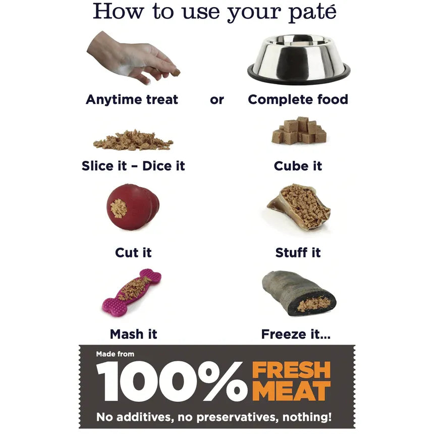 JR Pets Pure Turkey Pate 800g