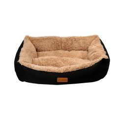 Dubex Jellybean Black And Camel Pet Bed Medium