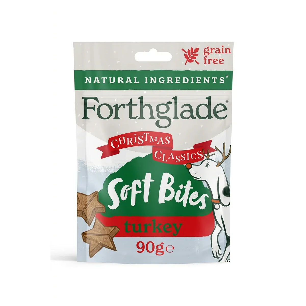 Forthglade Christmas Soft Bites Turkey With Cranberry Dog Treats