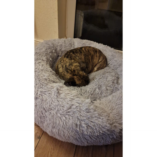 Snug & Cosy Anti Anxiety Donut Pet Dog Puppy Bed