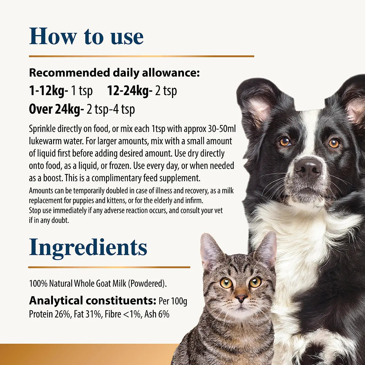 Karnlea Goat Milk Powder Pedigree
