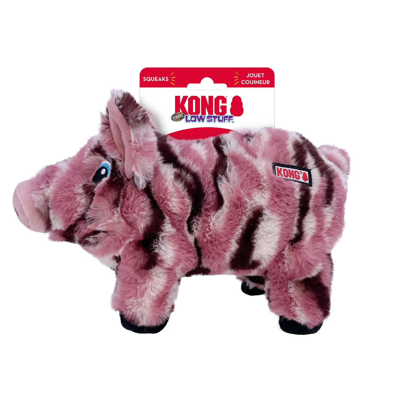 Kong Lowstuff Stripe Pig Medium KONG
