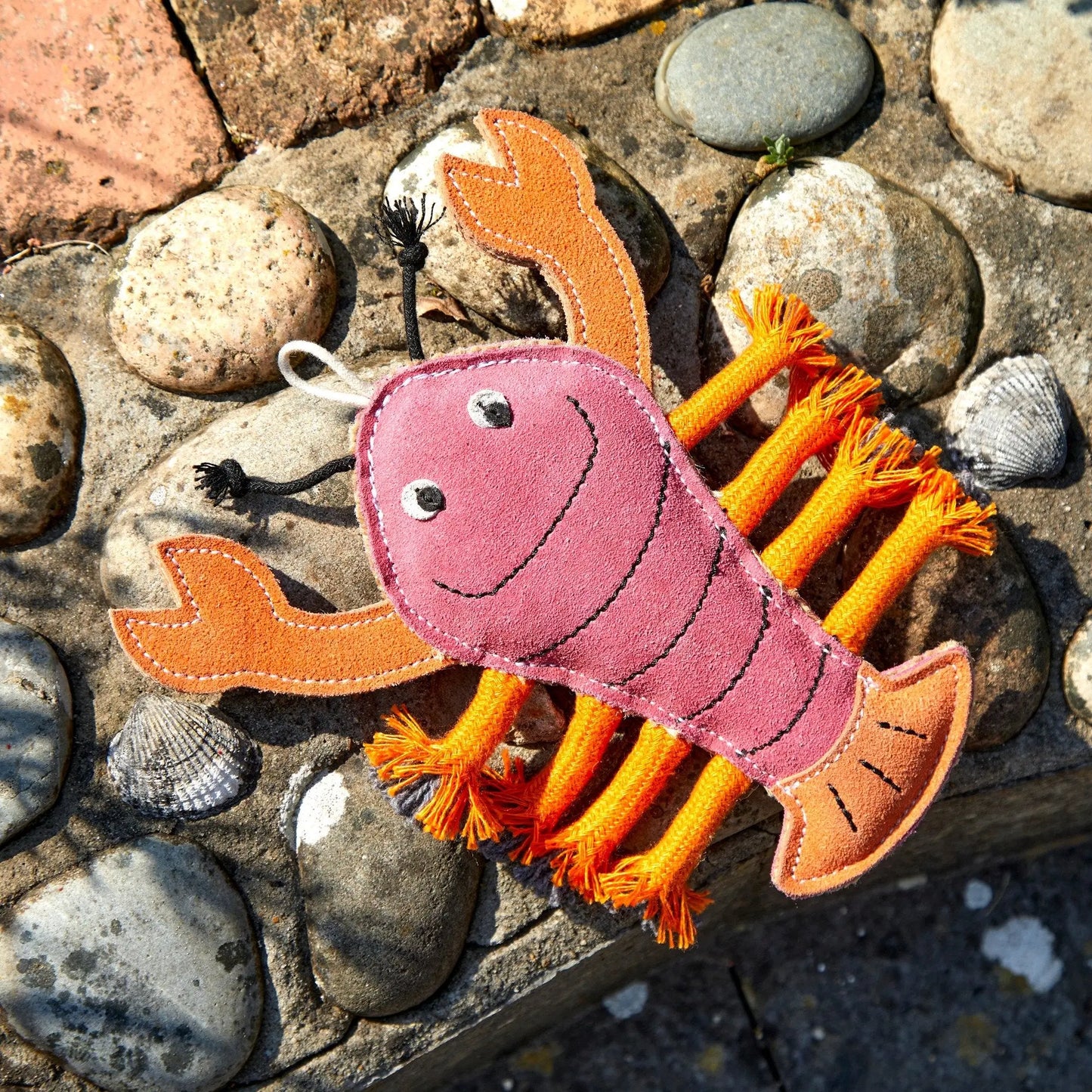 Green & Wild's Larry the Lobster, Eco Dog Toy Green & Wild's