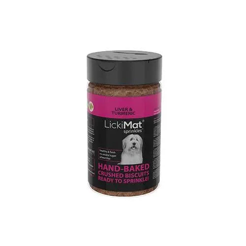 LickiMat Sprinkles Dog Liver & Turmeric 150g Lickimat