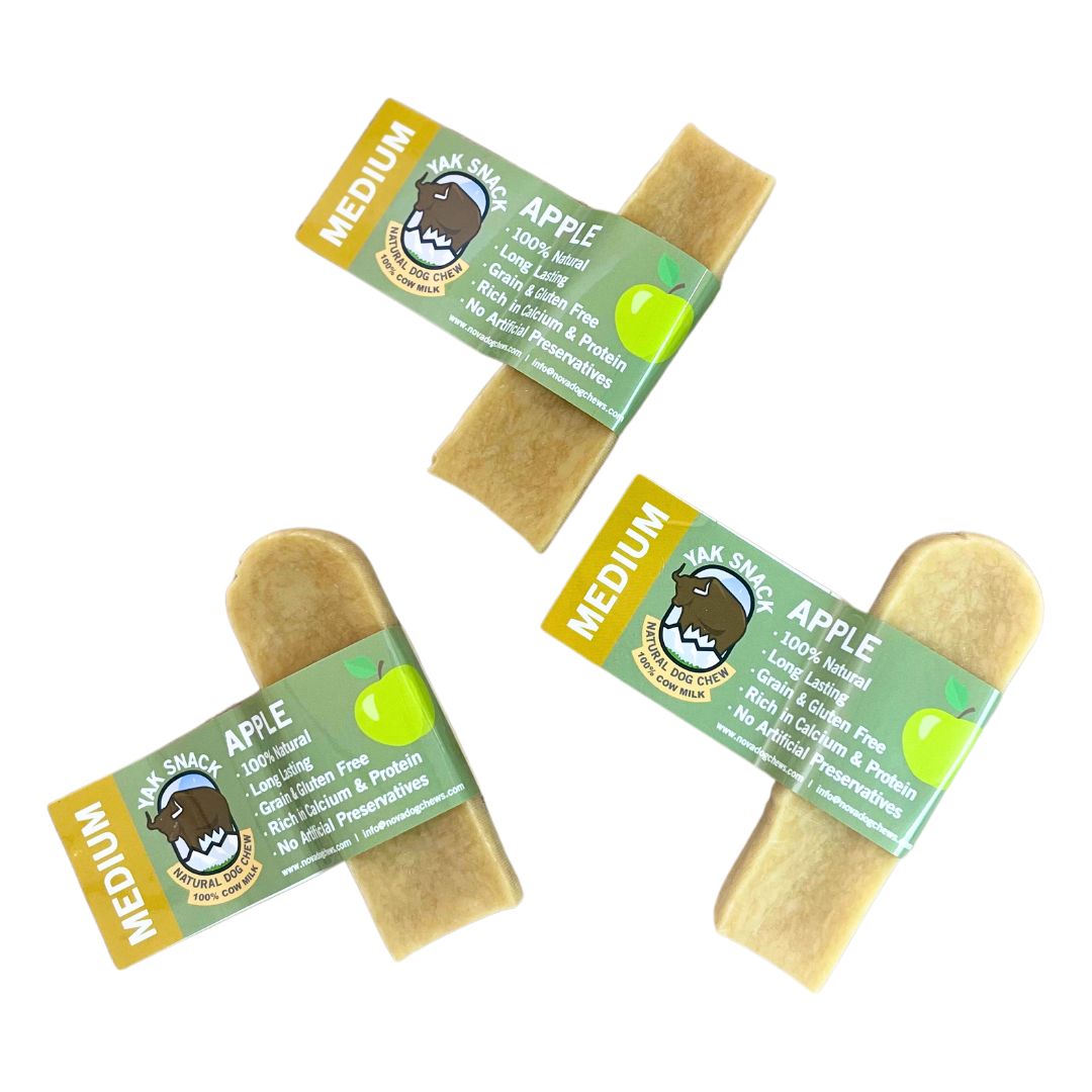 Nova Yak Apple Dog Chew - Medium