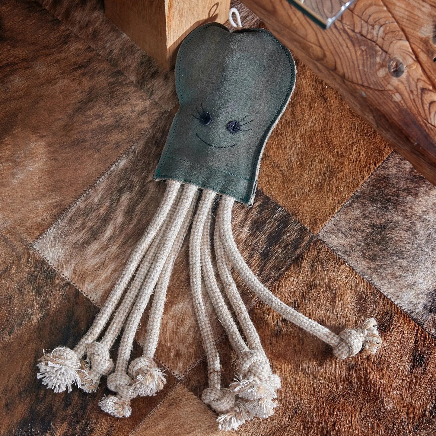 Green & Wild's Olive the Octopus, Eco Dog Toy Green & Wild's