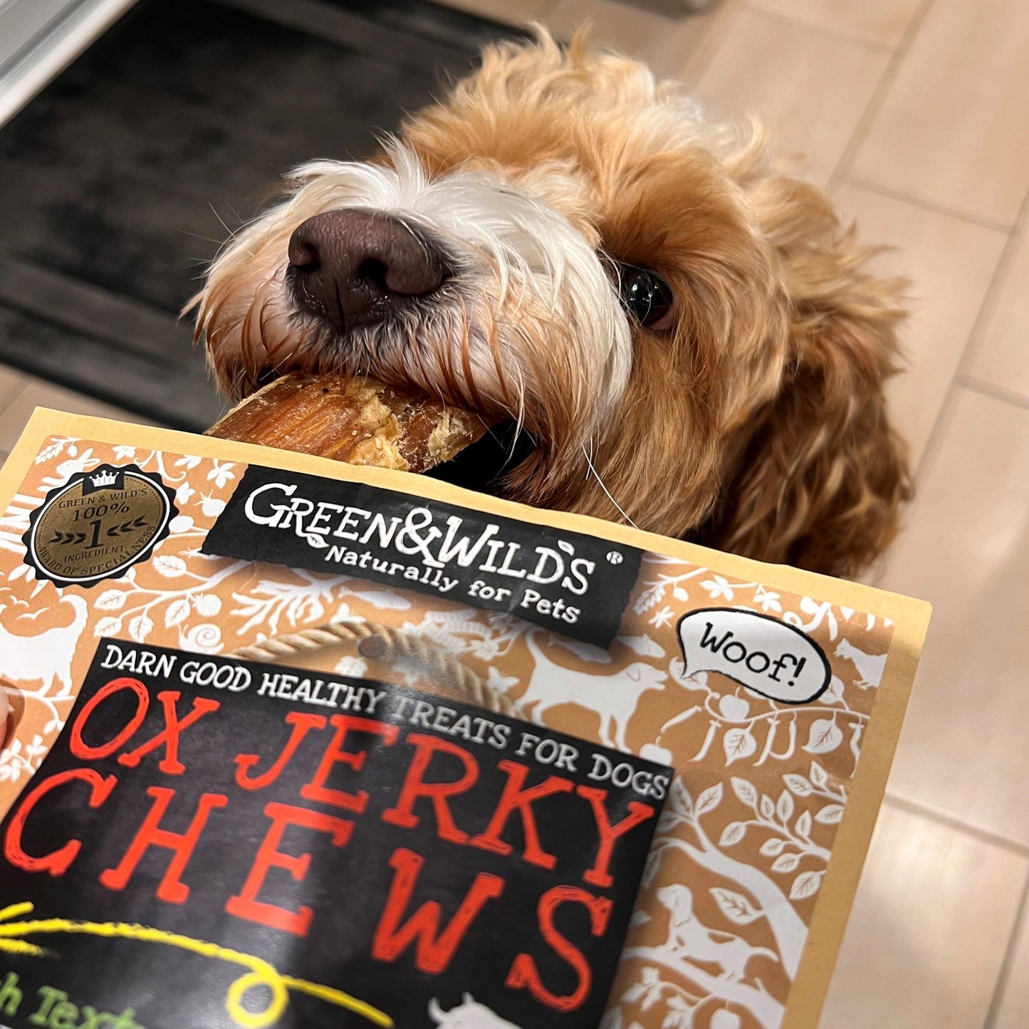 Green & Wild's Ox Jerky Chews 150g