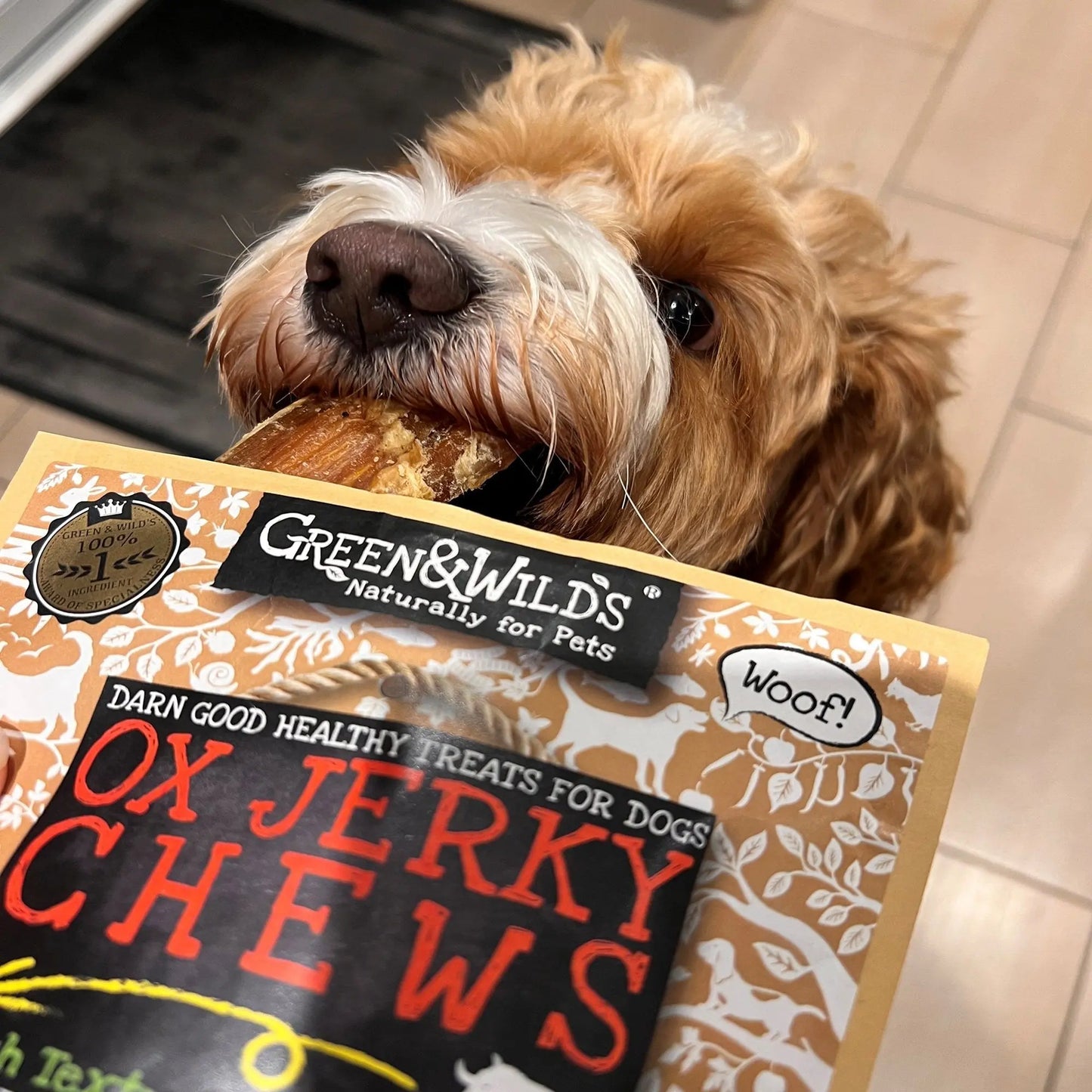 Green & Wild's Ox Jerky Chews 150g Green & Wild's