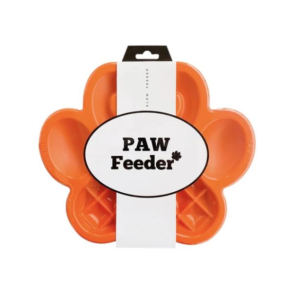 Paw Feeder Large Slow Feeder Bowl for Pets Designed to Promote Healthy Eating Habits