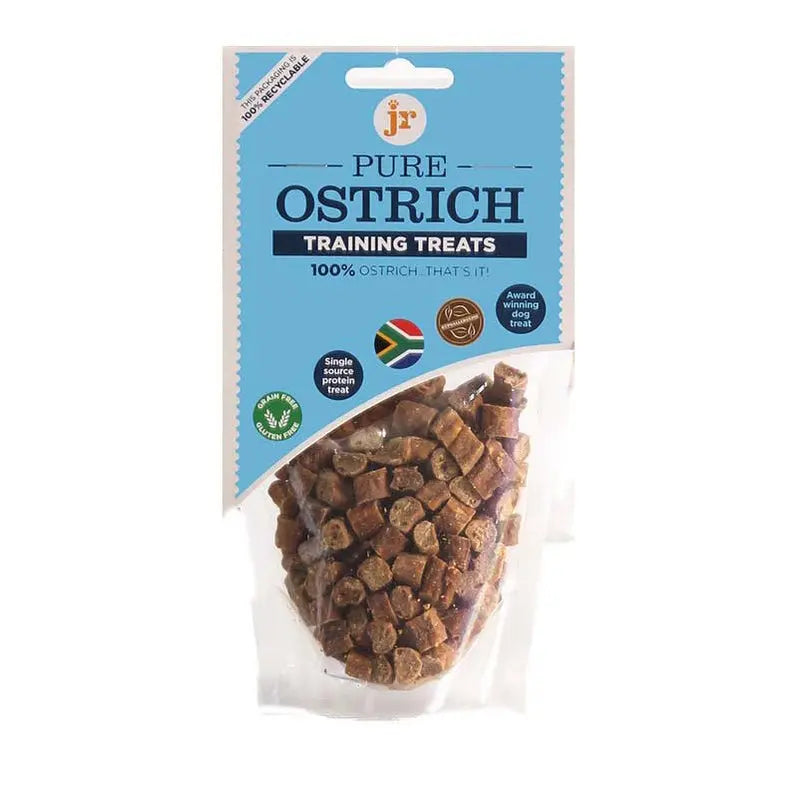 Pure Ostrich Training Treats 85g JR Pet Products
