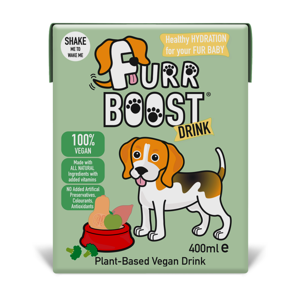 Furr Boost Nutritional Dog Drink with Pork, Salmon, Vegan, Chicken, and Beef Recipes