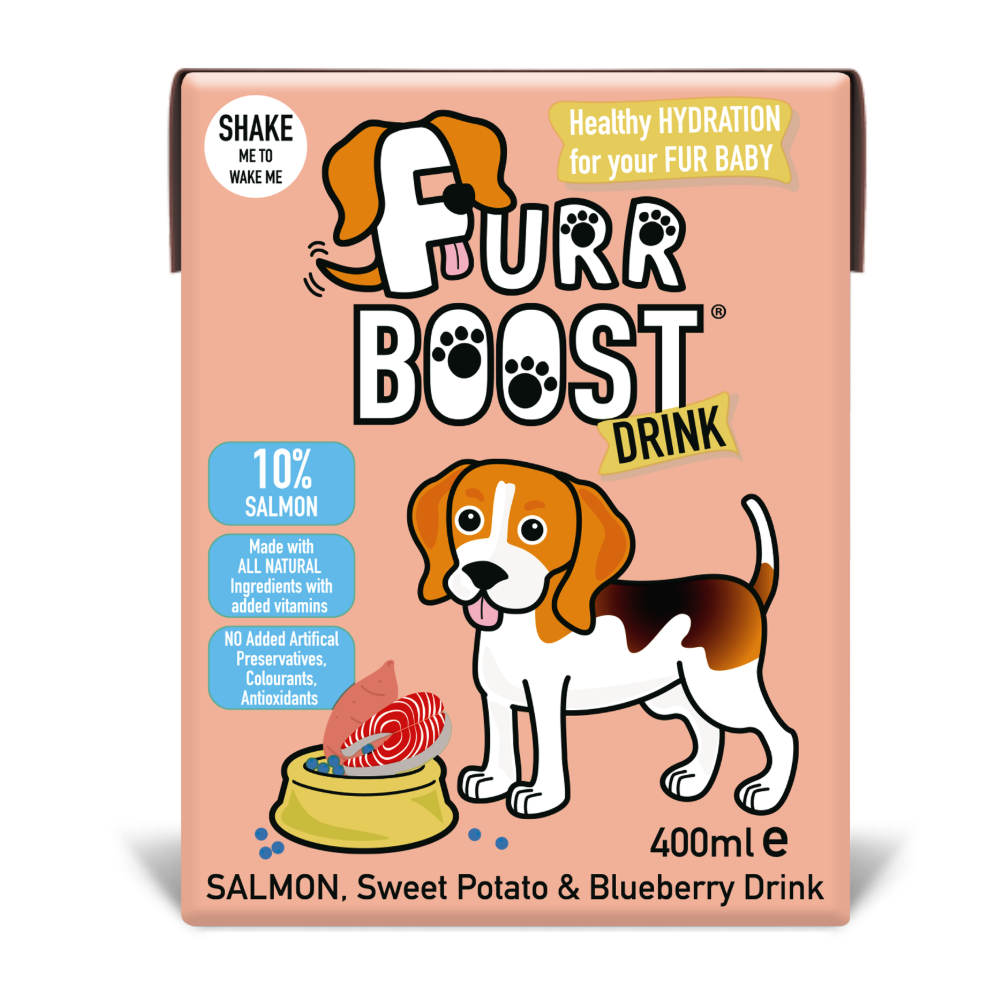 Furr Boost Nutritional Dog Drink with Pork, Salmon, Vegan, Chicken, and Beef Recipes