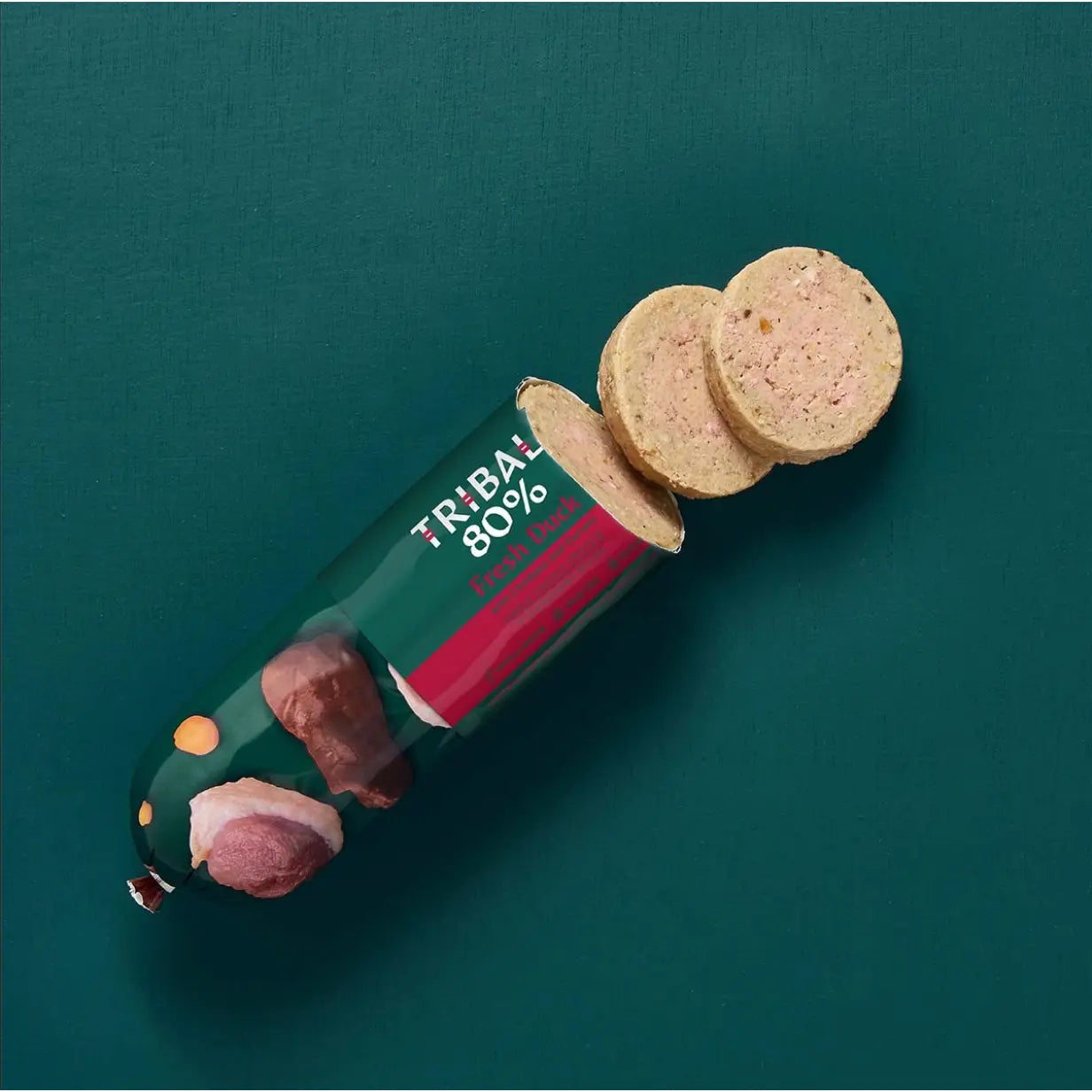 Tribal 80% Duck Sausage, 300g We.Pet