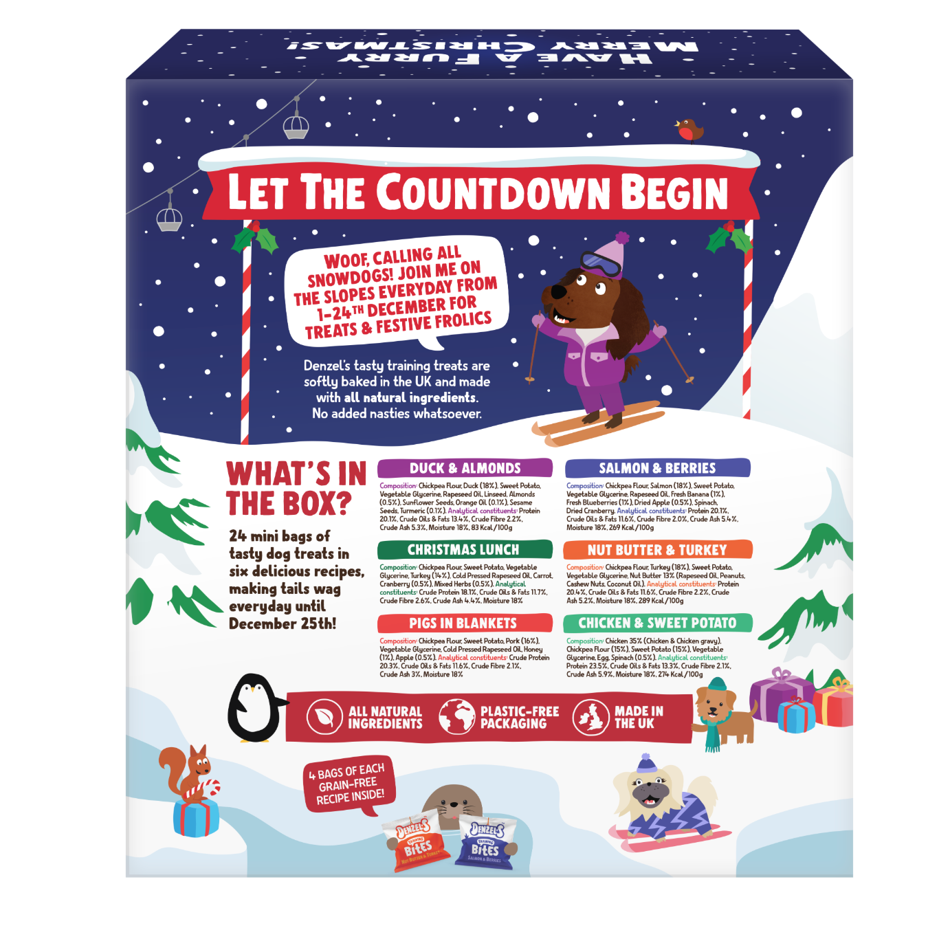 Denzel’s Advent Calendar- Festive Dog Treats