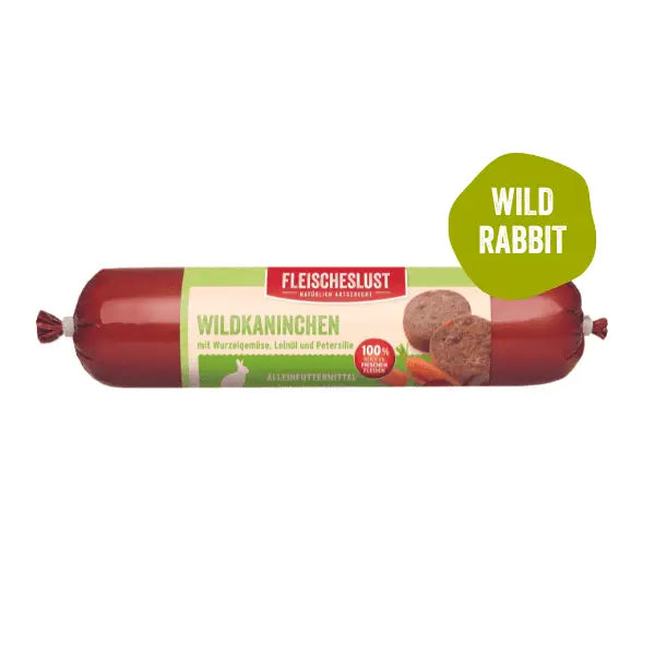 Fleischeslust Rabbit with Root Vegetables and Parsley 800g Bern Pet Foods