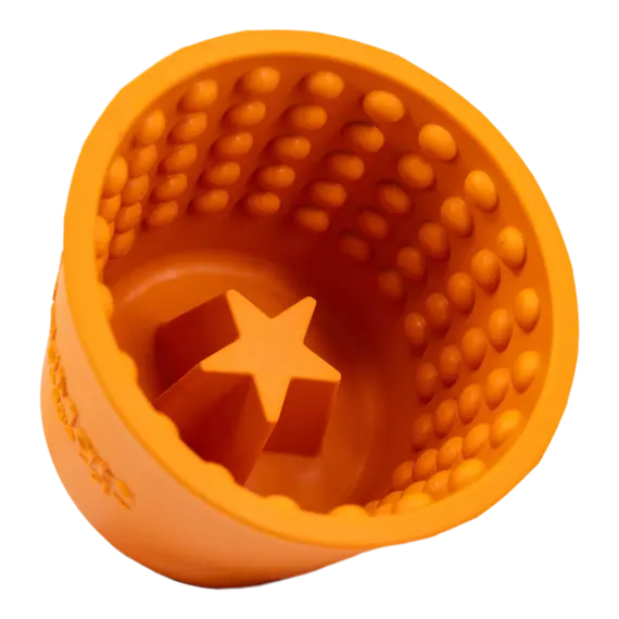 LickiMat Yoggi Pot Orange Lickimat