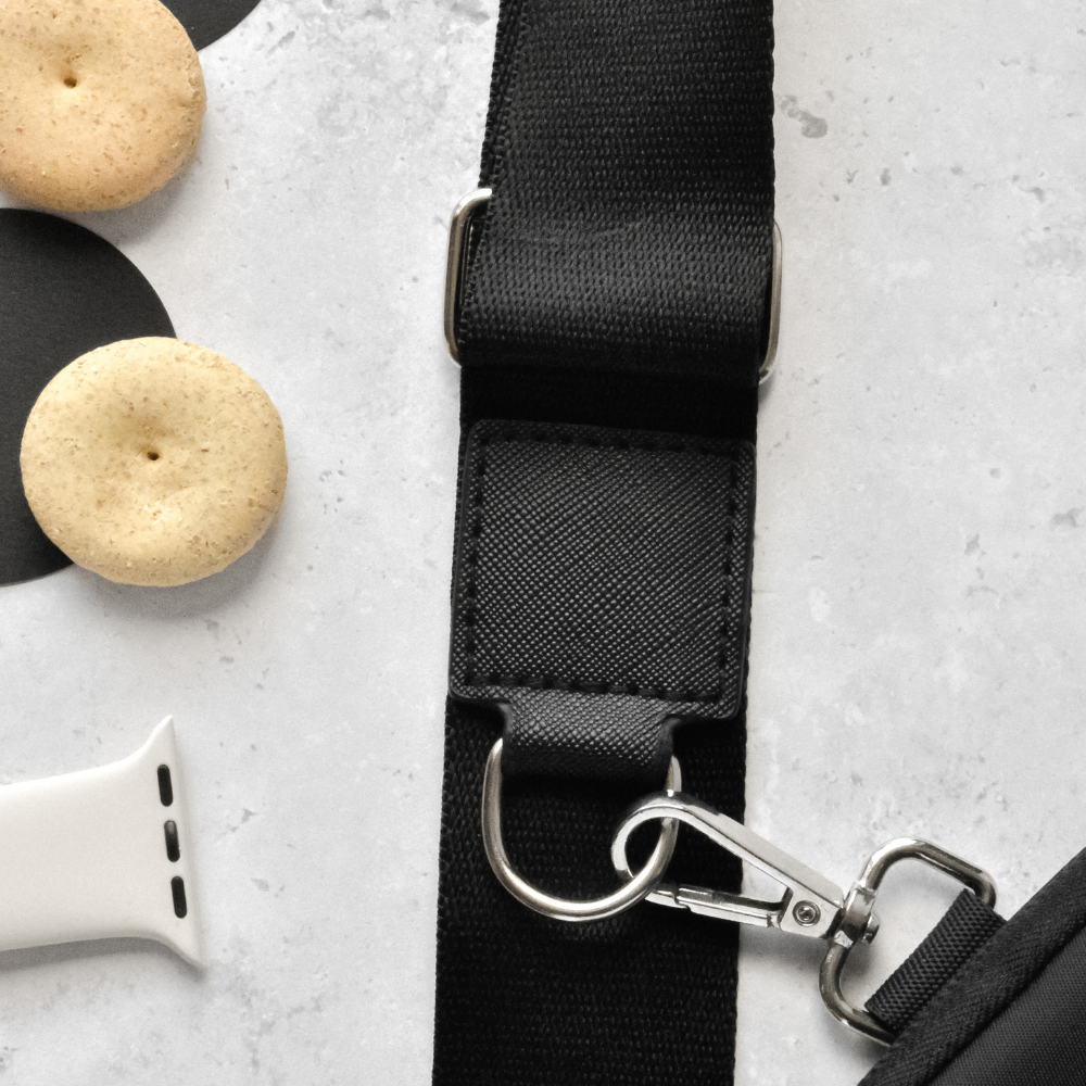 Cocopup London - Bag Strap - Plain Black