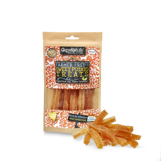 Green & Wild's Sweet Potato Dog Treats 100g