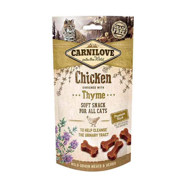 Carnilove Chicken with Thyme Cat Treat - Soft Snack For All Cats Bern Pet Foods