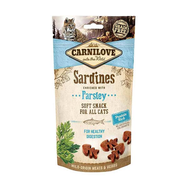 Carnilove Sardine with Parsley Soft Snack For All Cats - 50g