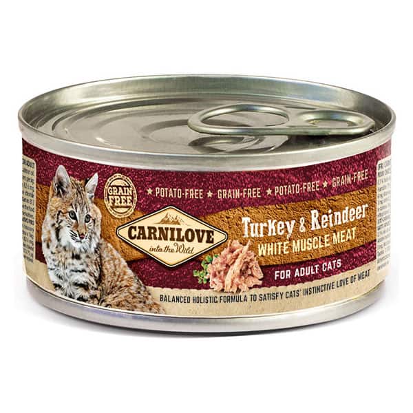 Carnilove Turkey and Reindeer Cat Food Carnilove