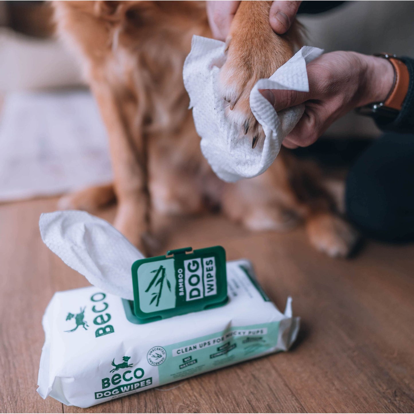 Beco Bamboo Dog Wipes - Unscented