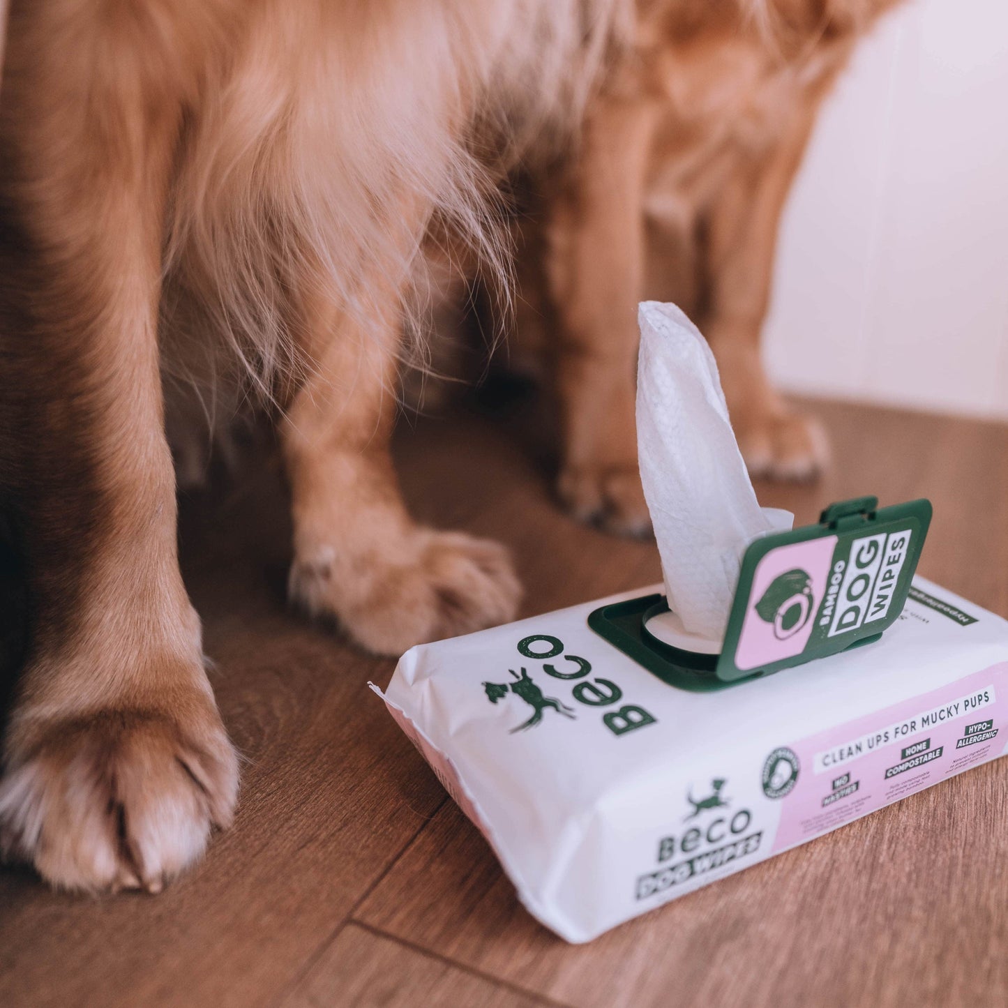Beco Bamboo Dog Wipes Coconut