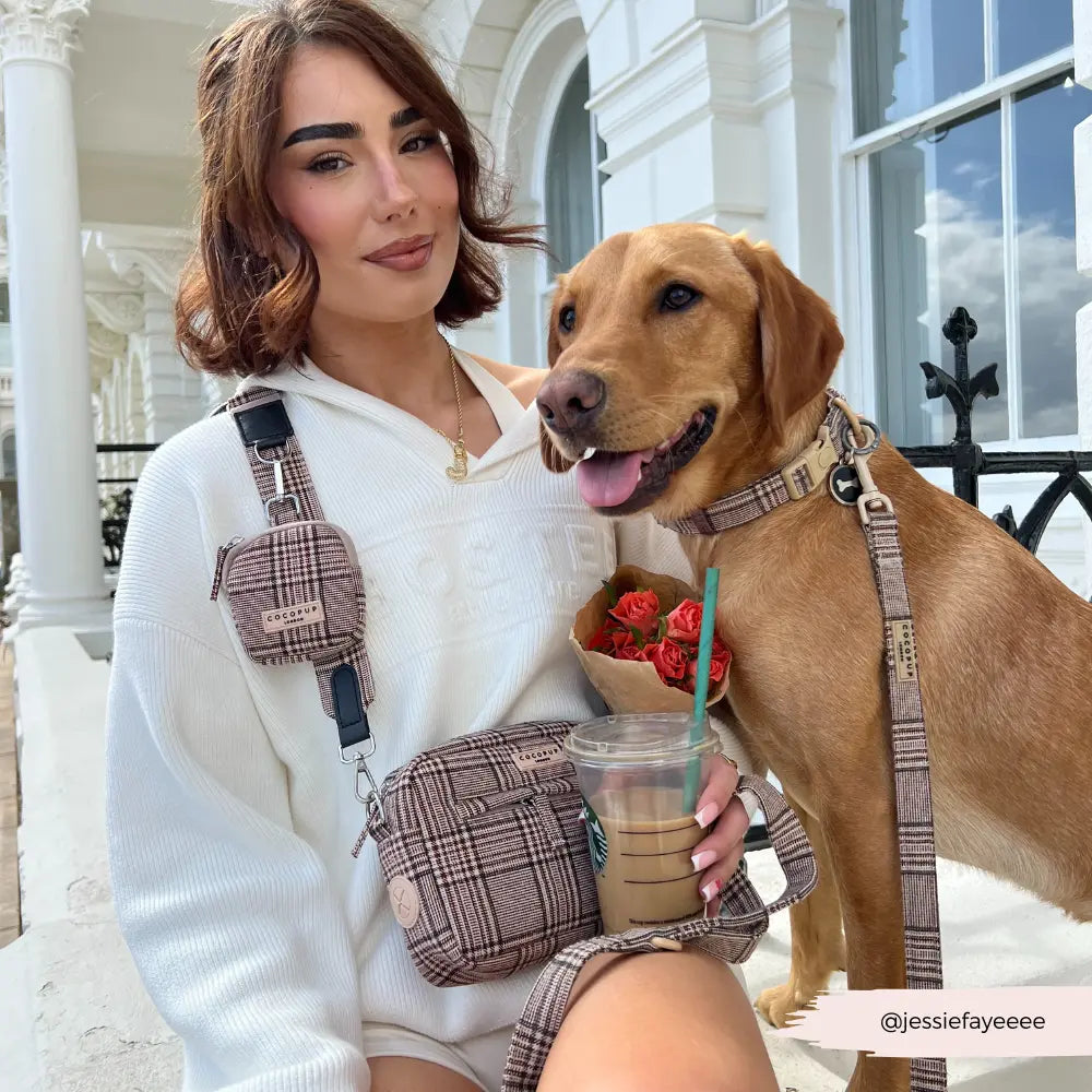 Cocopup London - Dog Walking Bag - Pup Plaid Cocopup London