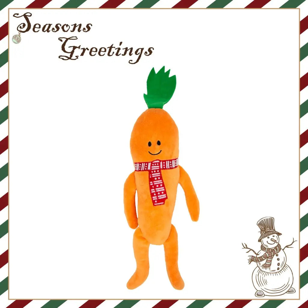 Katie Carrot Christmas Dog Toy Ancol