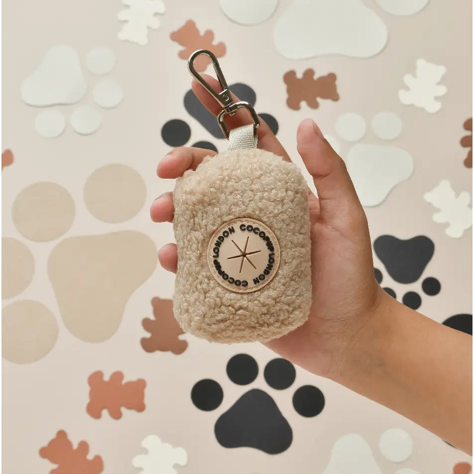 CocoPup London Teddy Poop Bag Holder - Rupert Cocopup London