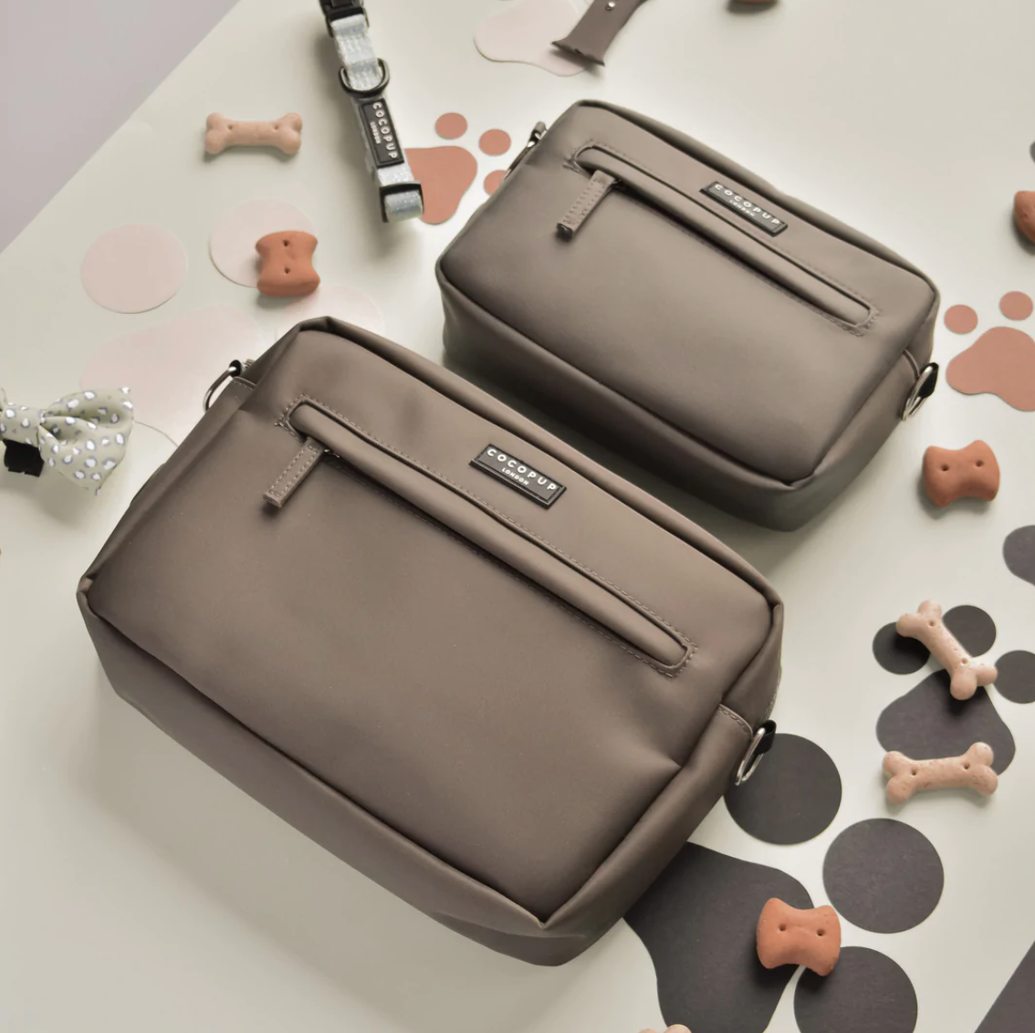 Large Dog Walking Bag - Mocha