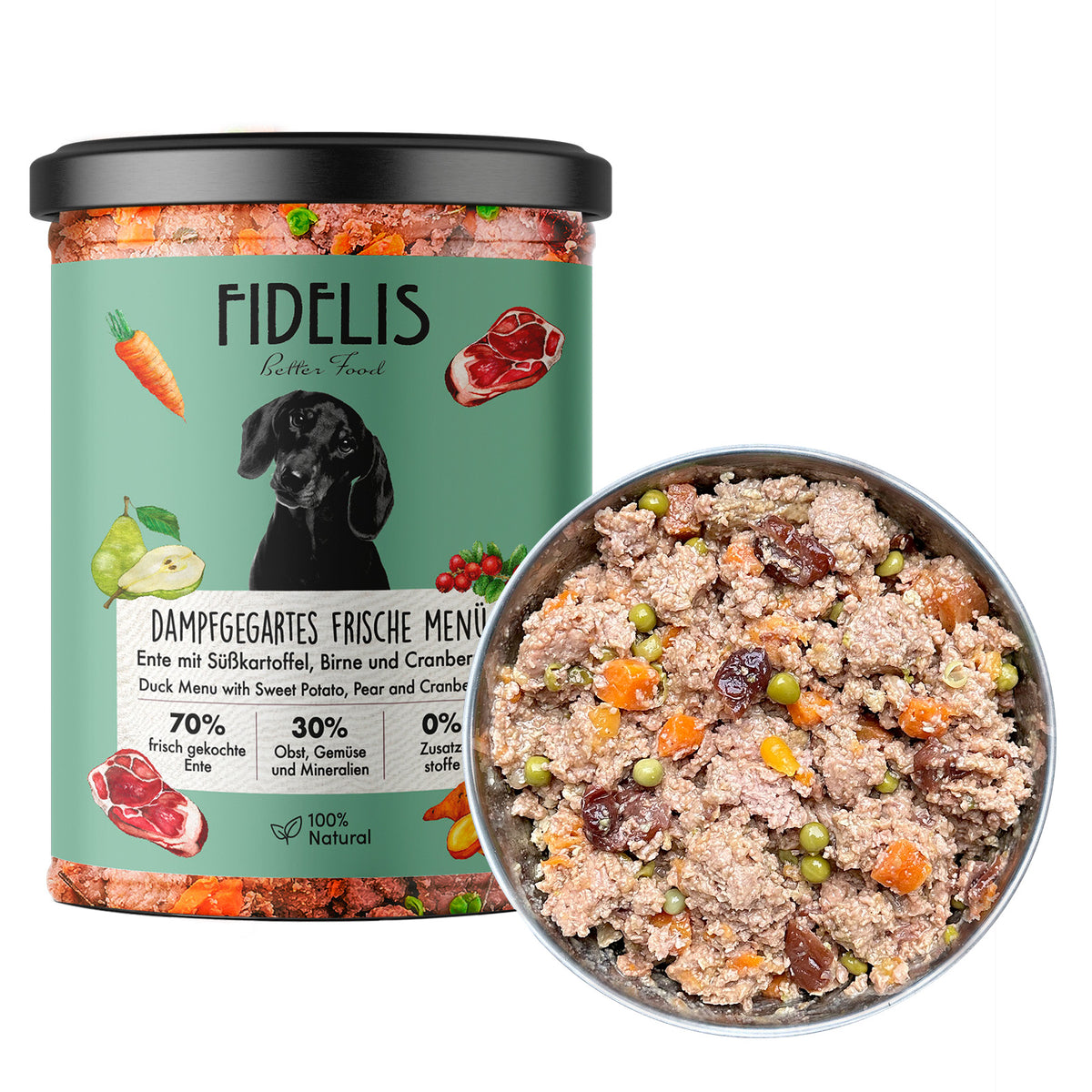 Fidelis Fresh Duck with Sweet Potato Dog Food - 400g