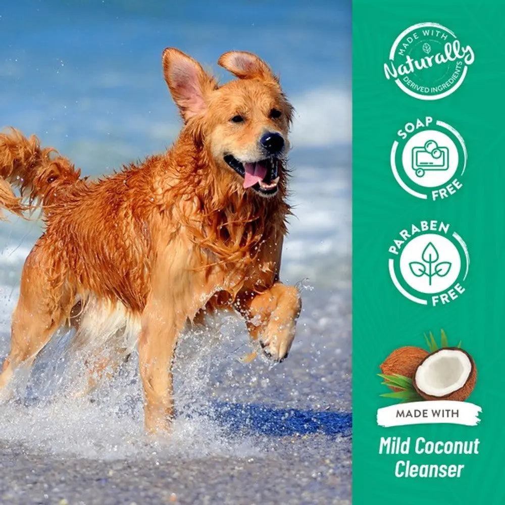 Tropiclean Papaya & Coconut 2-in-1 Pet Shampoo & Conditioner Tropiclean
